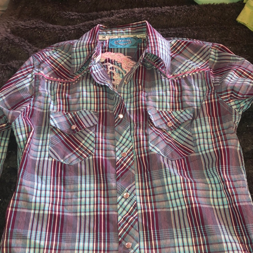 Long sleeve cowgirl shirt